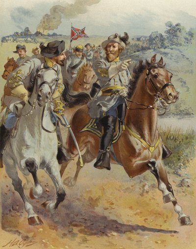 General J E B Stuarts tur omkring McClellan, juni 1862 af Henry Alexander Ogden