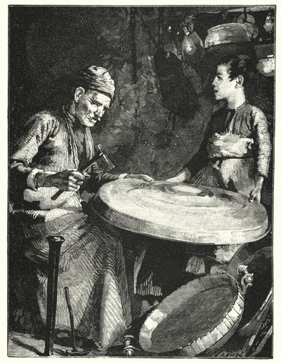 En østlig kobbersmed (litho) af Henry Andrew Harper