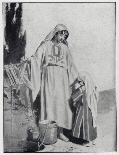 En østlig brønd (litho) af Henry Andrew Harper