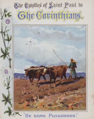 Den der pløjer (chromolitho) af Henry Andrew Harper