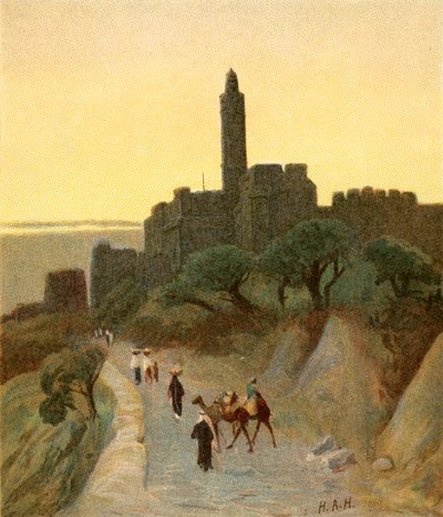 Jerusalem, Davids tårn af Henry Andrew Harper