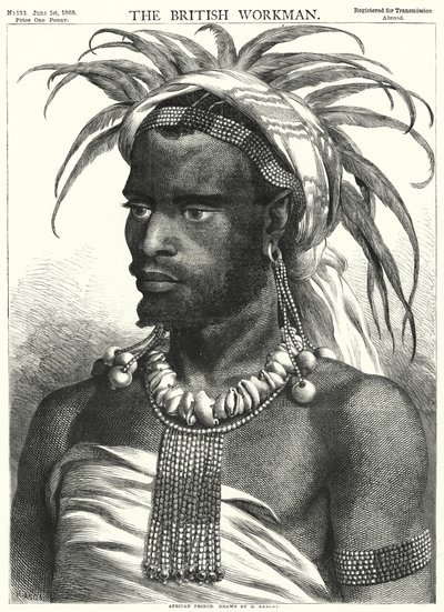 Afrikansk prins (gravering) af Henry Anelay