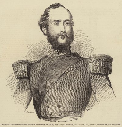 Hans Kongelige Højhed George William Frederick Charles, hertug af Cambridge, KG, GCH, etc af Henry Anelay