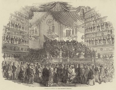 Nationalkoncert i Hendes Majestæts Teater af Henry Anelay