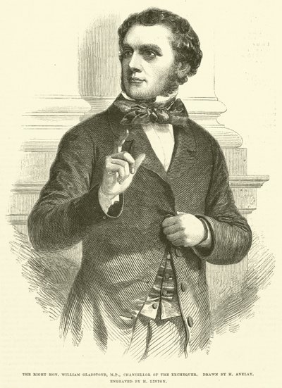 Den ærede William Gladstone, parlamentsmedlem, Finansminister af Henry Anelay