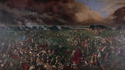 Slaget ved San Jacinto 1836 af Henry Arthur McArdle