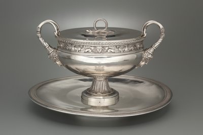 Dækket Terrin med Bakke, 1798-1809 af Henry Auguste