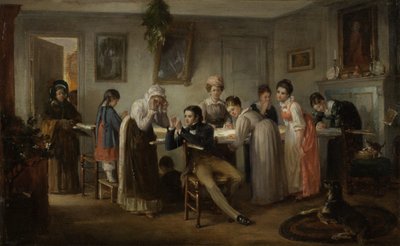 Quilting Party, 1872 af Henry Bacon