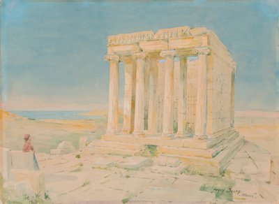 Temple of Nike Apteros, n.d. af Henry Bacon