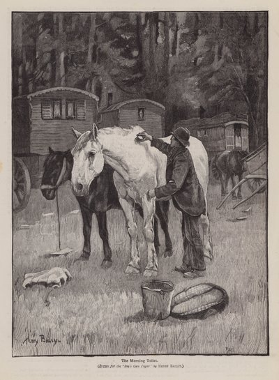 Morgentoilettet (kobberstik) af Henry Bailey
