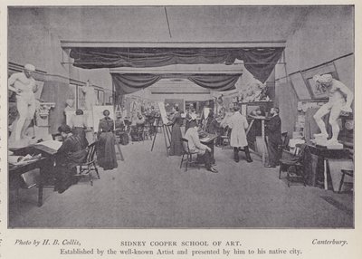 Sidney Cooper School of Art, Canterbury, Kent (s/h-billede) af Henry Beauchamp Collis