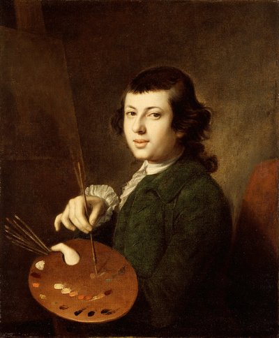 Portræt af en kunstner af Henry Benbridge