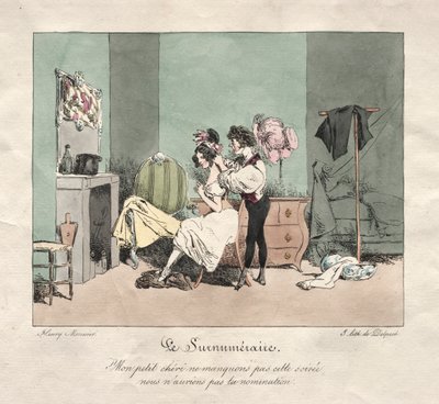 Administrativ told: Supernumerær. af Henry Bonaventure Monnier