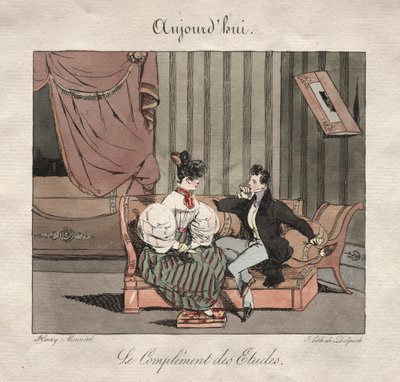 Parisiske lejligheder: De studerendes komplement af Henry Bonaventure Monnier