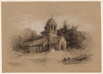 Kirke i et Landskab af Henry Bright