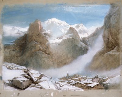Mont Blanc af Henry Bright