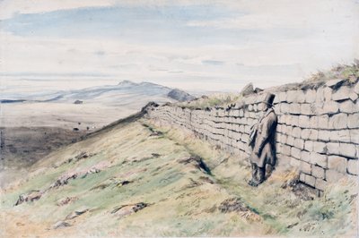 Cockmount Hill (blyant, wc og gouache på papir, på kort) af Henry Burdon Richardson
