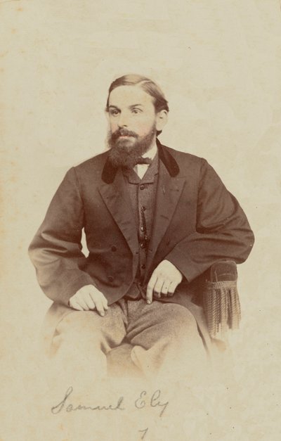 Carte-de-visite portræt af Samuel Ely, 1862-1869. af Henry C. Phillips