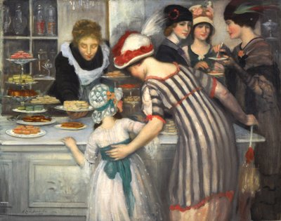 I konditoriet, 1911. af Henry Caro Delvaille