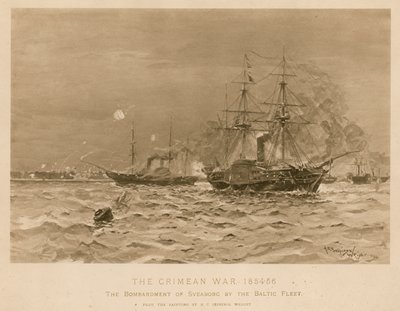 Bombardement af Sveaborg af den britiske østersøflåde, Krimkrigen af Henry Charles Seppings Wright