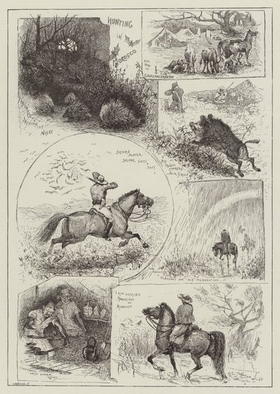 Jagt i Marokko af Henry Charles Seppings Wright
