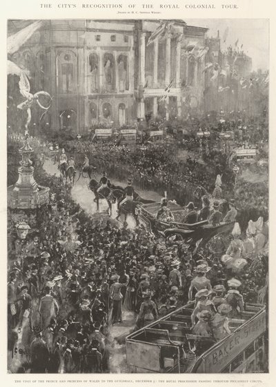 Byens anerkendelse af Royal Colonial Tour af Henry Charles Seppings Wright