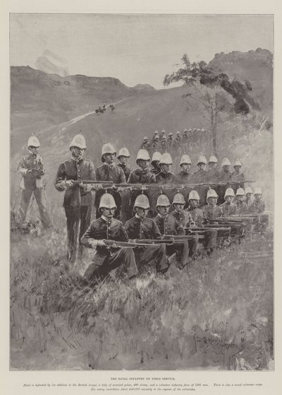 Natal-infanteriet på felttjeneste af Henry Charles Seppings Wright