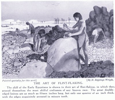 Kunsten at lave flint, ca. 1920 af Henry Charles Seppings Wright