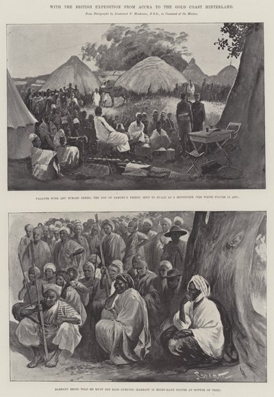 Med den britiske ekspedition fra Accra til Gold Coast Hinterland af Henry Charles Seppings Wright