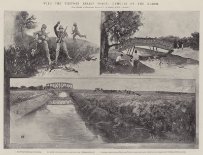 Med Tientsin Relief Force, Humor of the March af Henry Charles Seppings Wright
