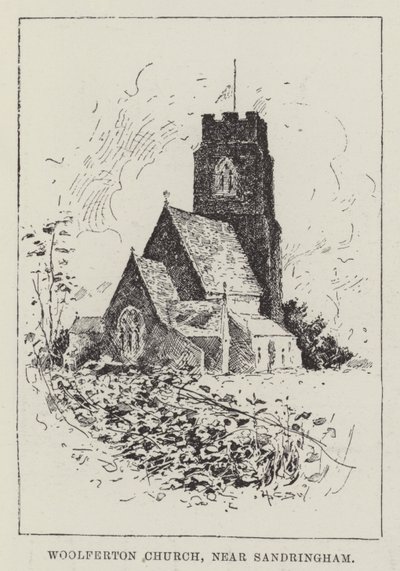 Woolferton Church, nær Sandringham af Henry Charles Seppings Wright