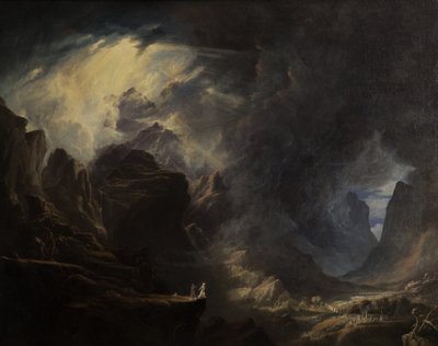 Moses på bjerget, 1828-1829 af Henry Cheever Pratt