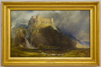 Harlech Castle, Four Square to the Winds that Blow, ca. 1894 (olie på lærred) af Henry Clarence Whaite