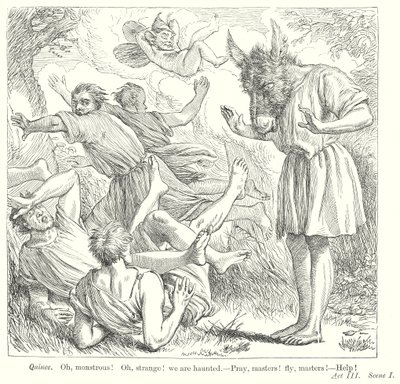 En skærsommernatsdrøm (kobberstik) af Henry Courtney (after) Selous
