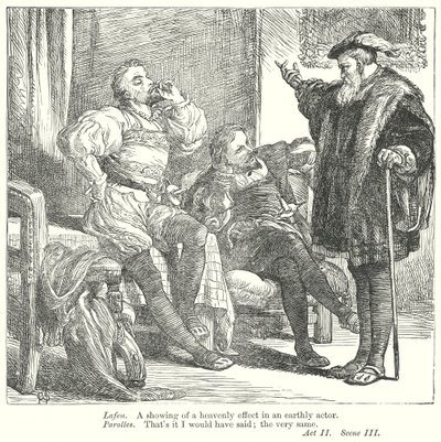 Alt er godt, når enden er god (gravering) af Henry Courtney (after) Selous