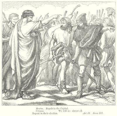 Coriolanus (kobberstik) af Henry Courtney (after) Selous