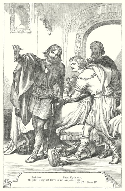 Cymbeline (kobberstik) af Henry Courtney (after) Selous