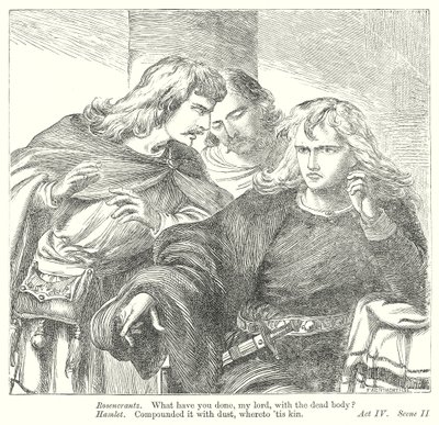 Hamlet (kobberstik) af Henry Courtney (after) Selous