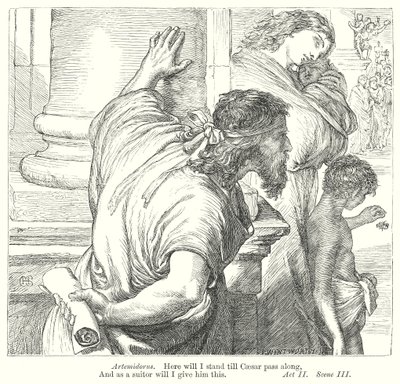 Julius Cæsar (kobberstik) af Henry Courtney (after) Selous