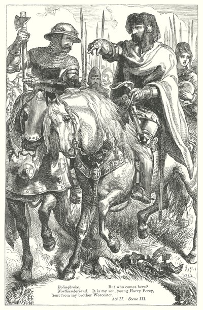 Kong Richard II (kobberstik) af Henry Courtney (after) Selous