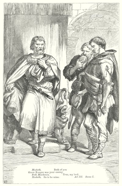 Macbeth (kobberstik) af Henry Courtney (after) Selous