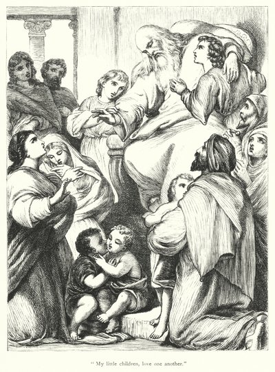 Apostlen Johannes (stik) af Henry Courtney (after) Selous