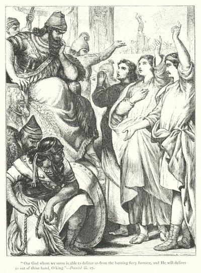 The Fiery Furnace (gravering) af Henry Courtney (after) Selous