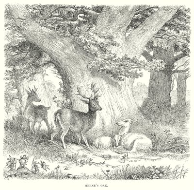 De lystige koner i Windsor (kobberstik) af Henry Courtney (after) Selous