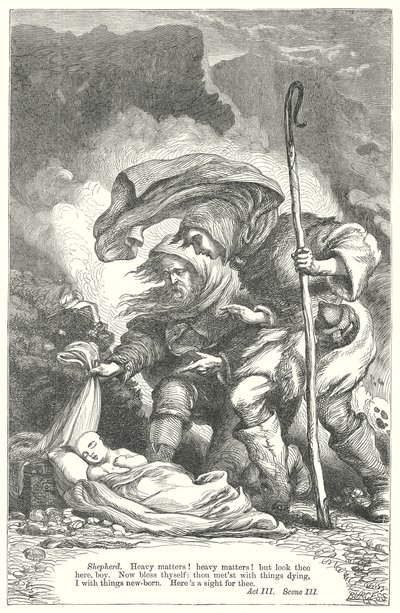 Vintereventyret (kobberstik) af Henry Courtney (after) Selous