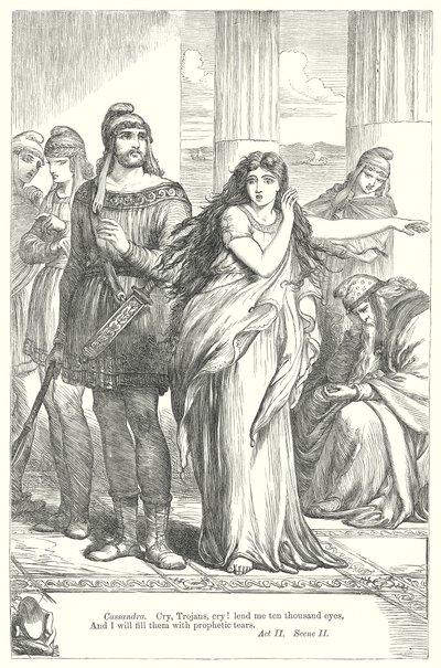 Troilus og Cressida (kobberstik) af Henry Courtney (after) Selous