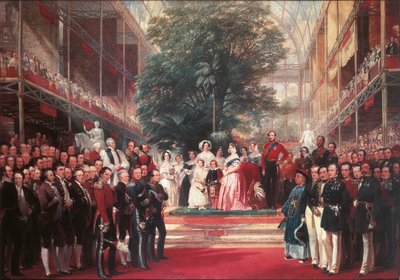 Dronning Victoria indvier The Great Exposition i Hyde Park af Henry Courtney Selous