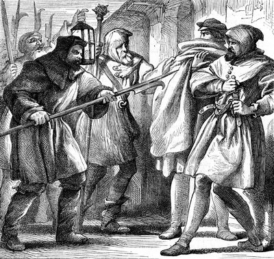 Scene fra Shakespeares Much Ado about Nothing, 1870 af Henry Courtney Selous