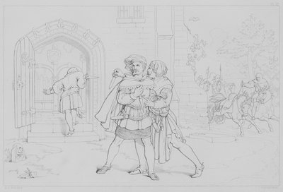 Episode fra Robert Bruces liv, ifølge Sir Walter Scott af Henry Courtney after Selous