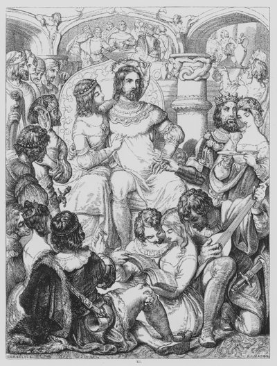 John Milton, L? Allegro af Henry Courtney after Selous
